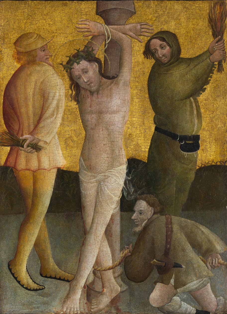 De geseling door Master of the Berswordt Altar