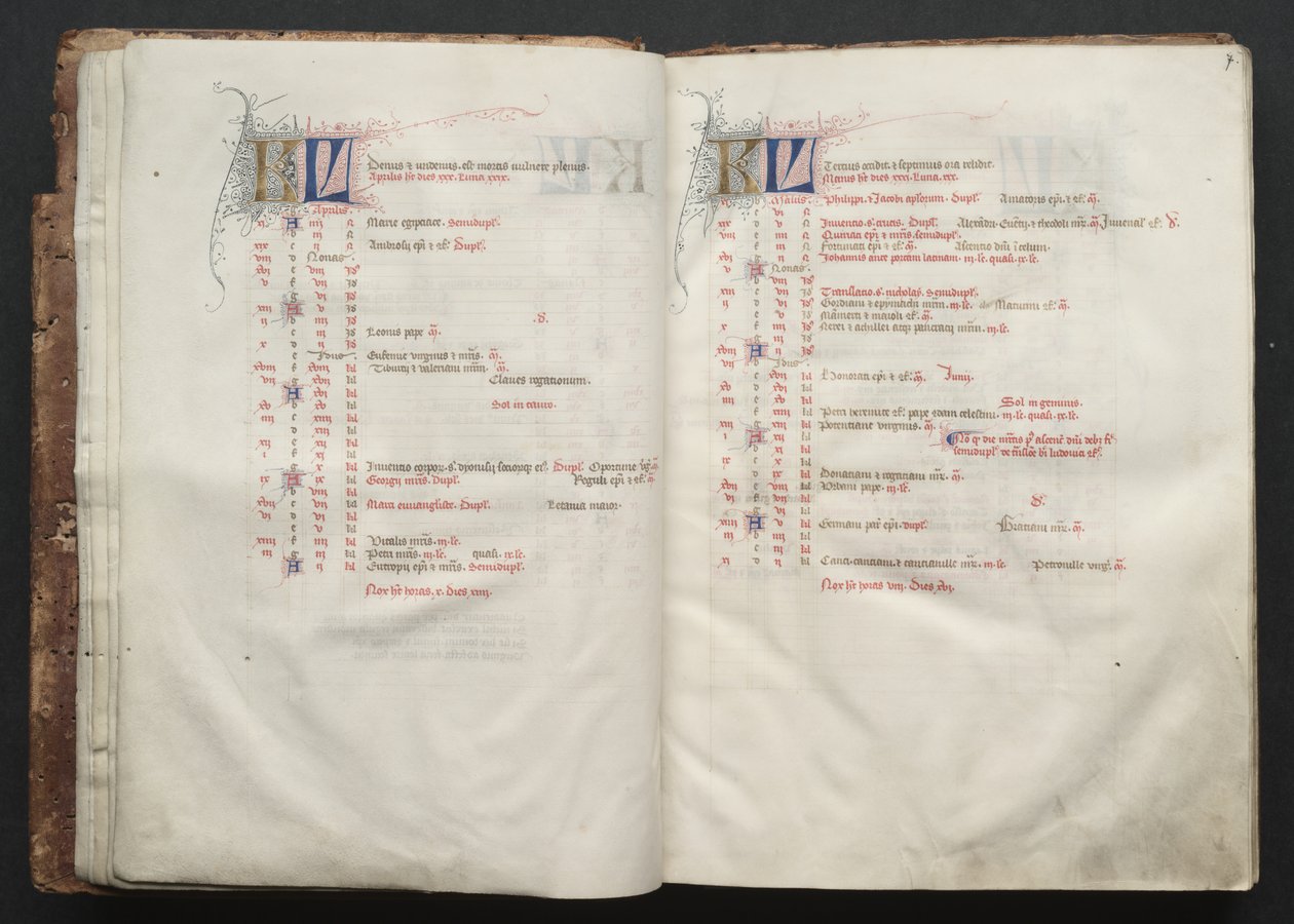 Het Gotha Missaal: Fol. 6v, Tekst door Master of the Boqueteaux