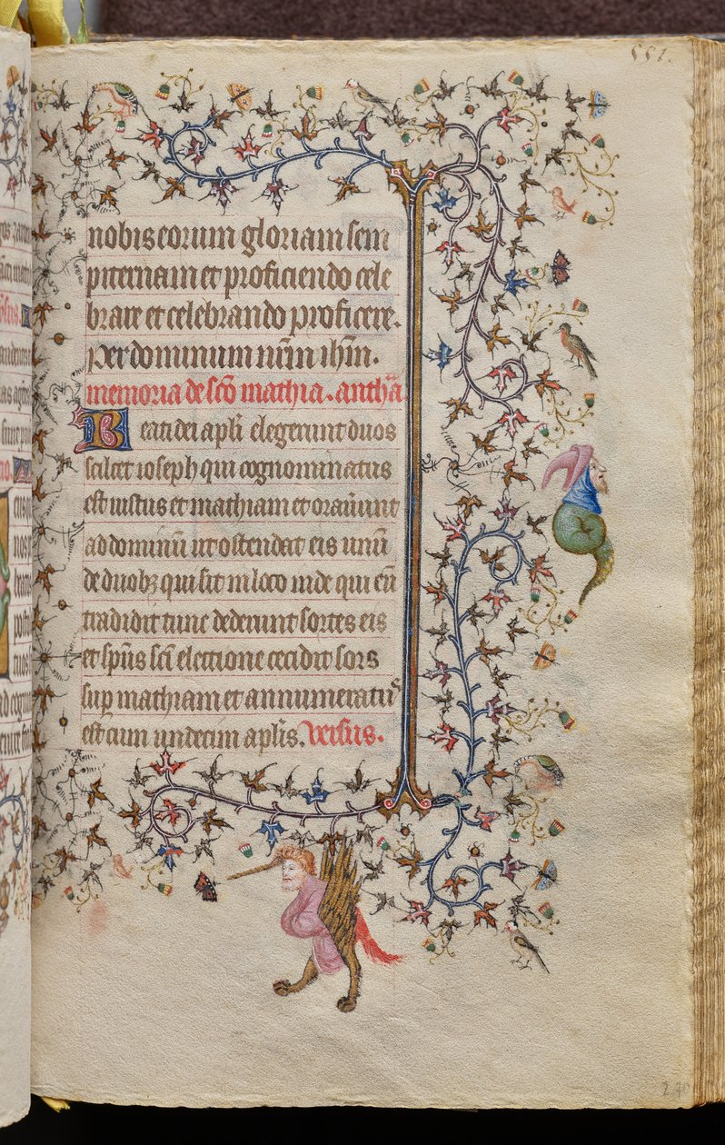 Getijden van Karel de Edele, koning van Navarra (1361-1425): fol. 270r, Tekst door Master of the Brussels Initials and Associates