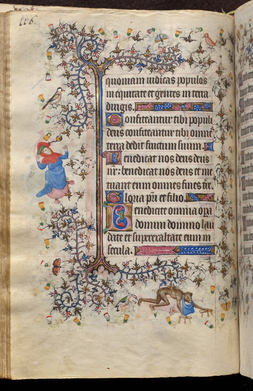 Getijden van Karel de Edele, koning van Navarra (1361-1425): fol. 58v, Tekst door Master of the Brussels Initials and Associates