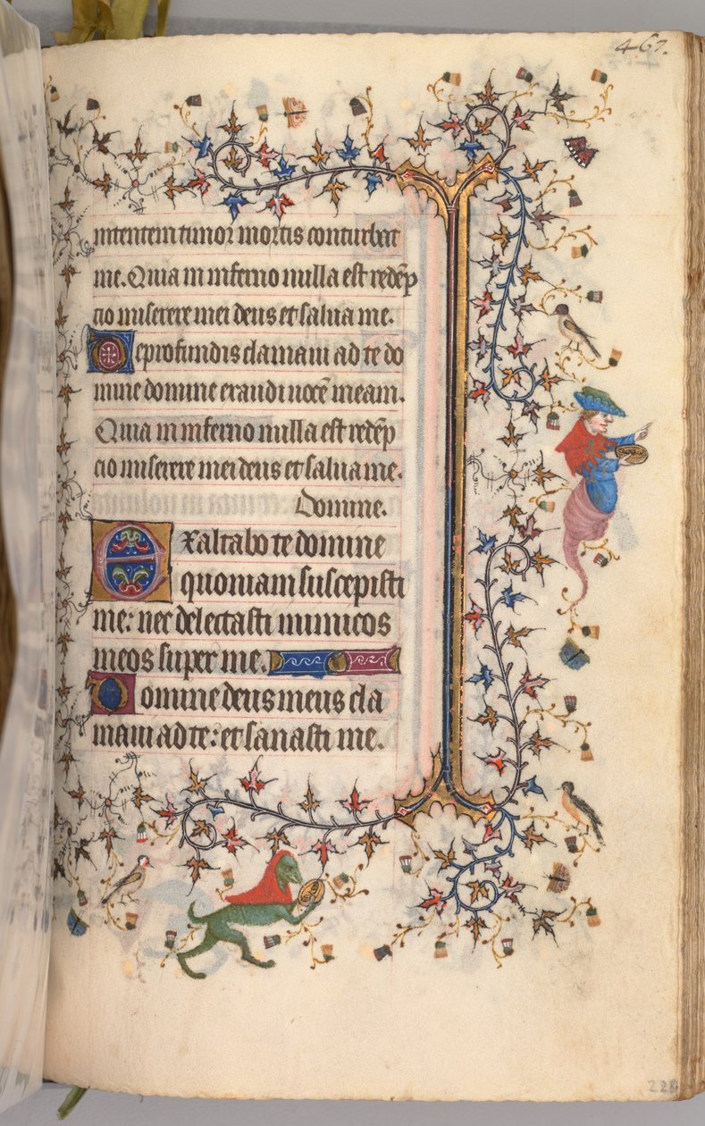 Uren van Karel de Edele, Koning van Navarra 1361-1425: fol. 228r, Tekst, ca. 1405 door Master of the Brussels Initials and Associates