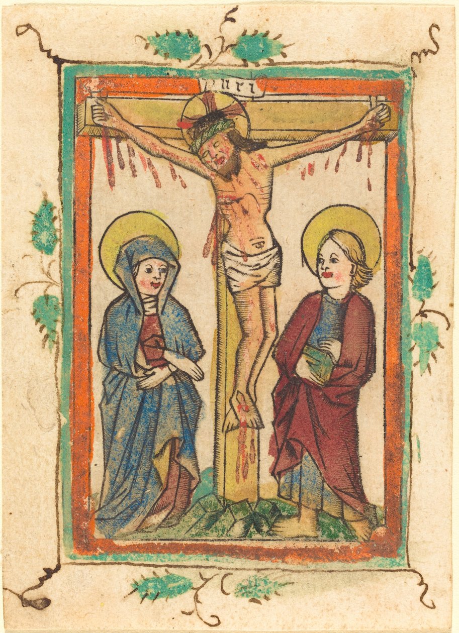 De Kruisiging door Master of the Dutuit Mount of Olives