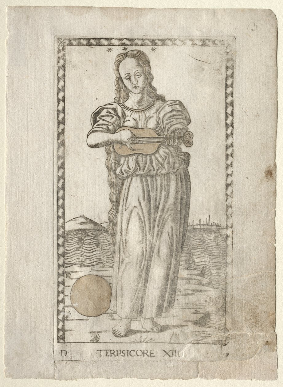 Terpsichore (dans en zang) (uit de Tarocchi-serie D: Apollo en de Muzen, #13) door Master of the E Series Tarocchi