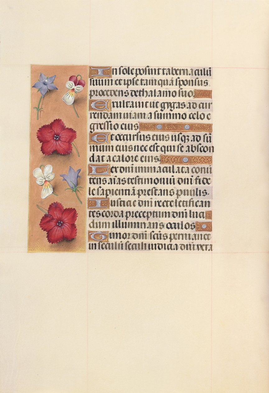 Getijdenboek van koningin Isabella de Katholieke, koningin van Spanje: Fol. 101v door Master of the First Prayerbook of Maximillian