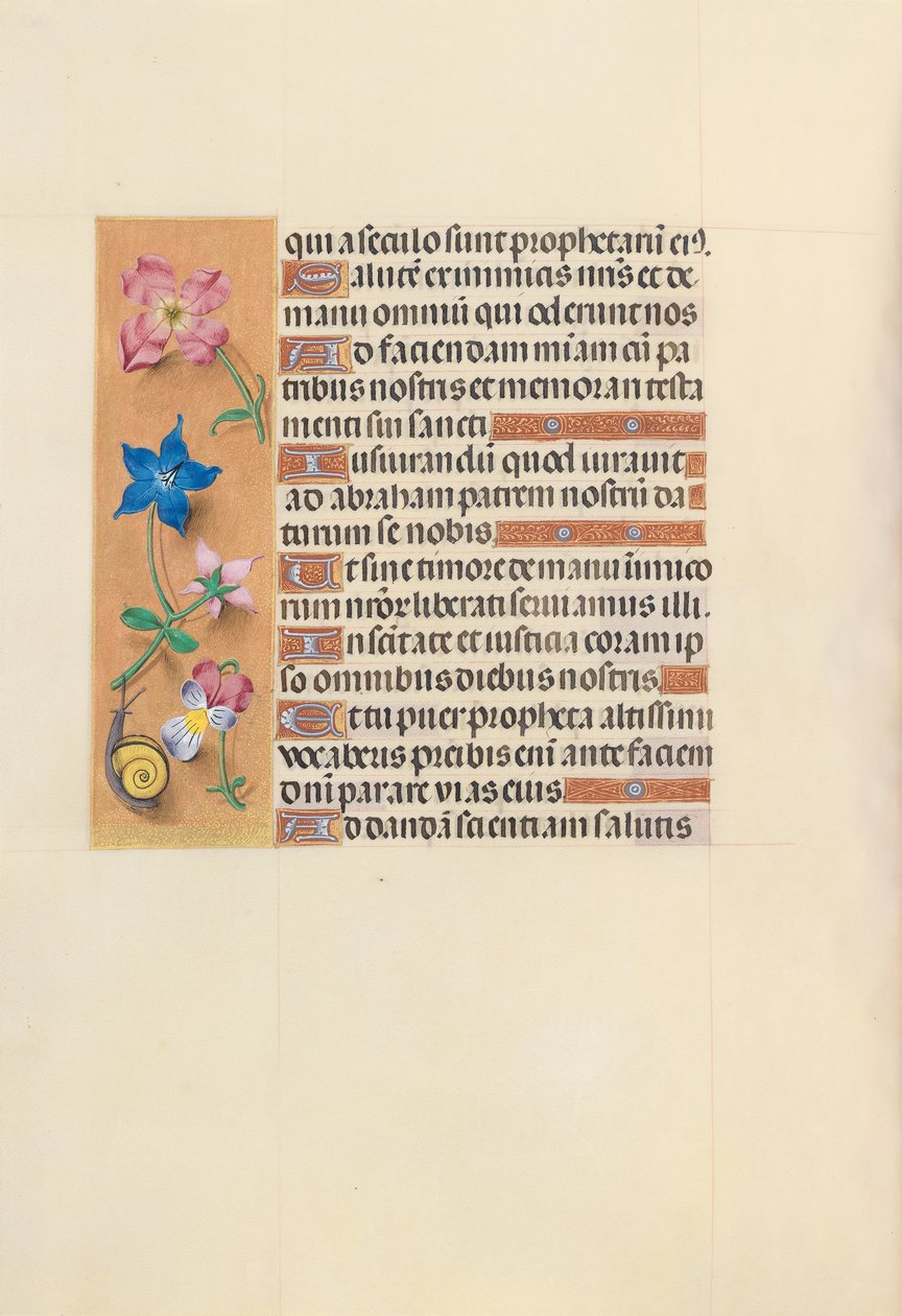 Getijdenboek van koningin Isabella de Katholieke, koningin van Spanje: Fol. 123v, ca. 1500 door Master of the First Prayerbook of Maximillian