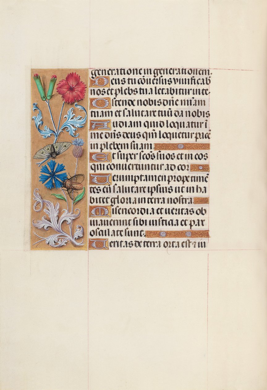 Getijdenboek van Koningin Isabella de Katholieke, Koningin van Spanje: Fol. 128v, ca. 1500 door Master of the First Prayerbook of Maximillian