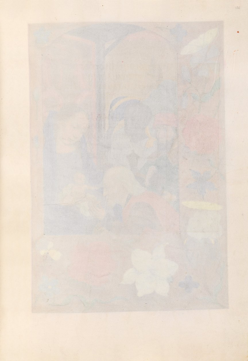 Getijdenboek van koningin Isabella de Katholieke, koningin van Spanje: Fol. 136r, c. 1500 door Master of the First Prayerbook of Maximillian