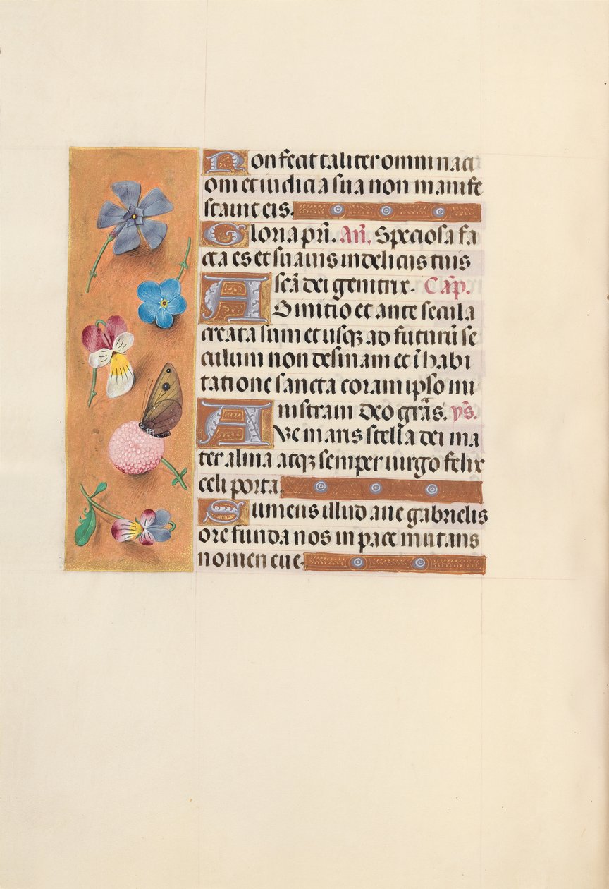 Getijdenboek van koningin Isabella de Katholieke, koningin van Spanje: Fol. 150v, ca. 1500 door Master of the First Prayerbook of Maximillian