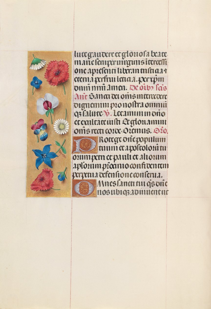 Getijdenboek van koningin Isabella de Katholieke, koningin van Spanje: Fol. 152v, c. 1500 door Master of the First Prayerbook of Maximillian