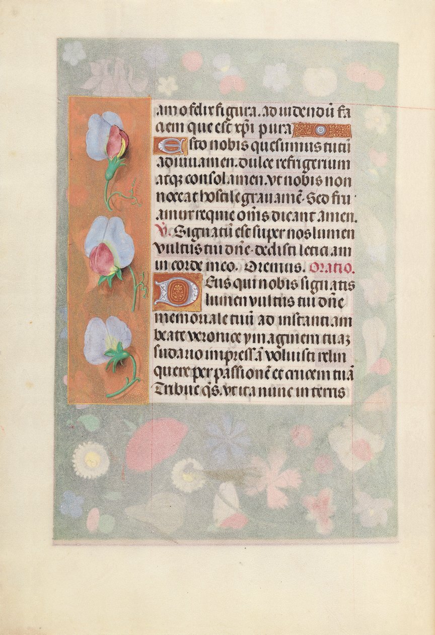 Uren van koningin Isabella de Katholieke, koningin van Spanje: Fol. 15v, ca. 1500 door Master of the First Prayerbook of Maximillian