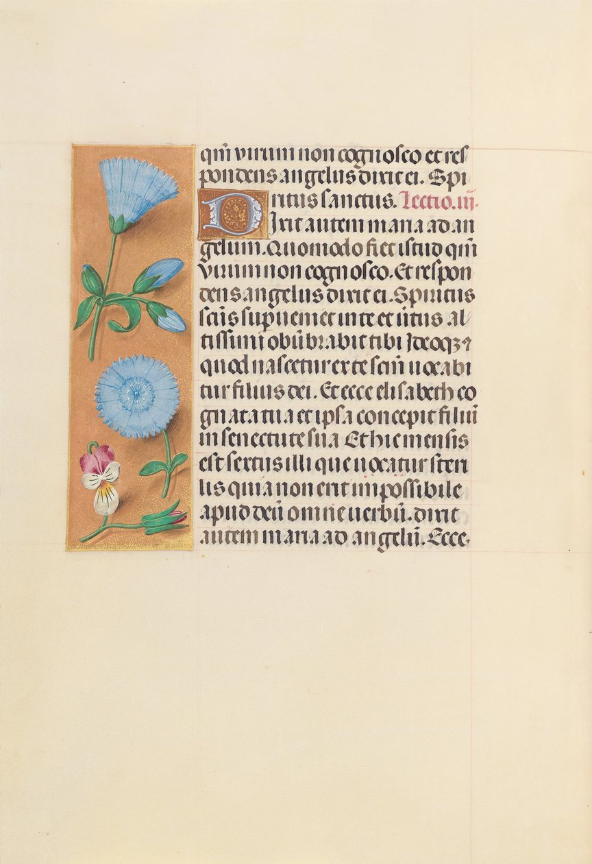 Getijdenboek van koningin Isabella de Katholieke, koningin van Spanje: Fol. 163v, ca. 1500 door Master of the First Prayerbook of Maximillian