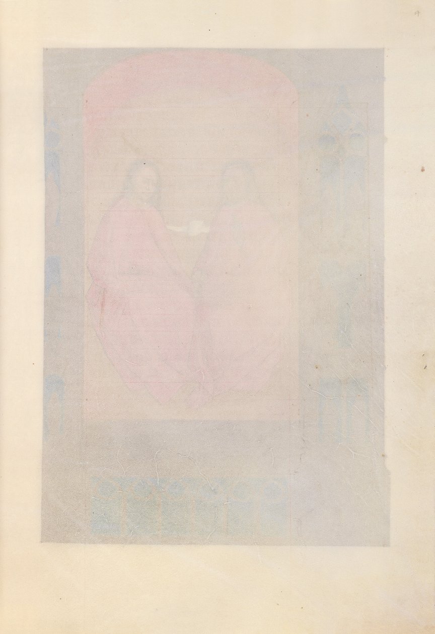 Uren van koningin Isabella de Katholieke, koningin van Spanje: Fol. 17r, c. 1500 door Master of the First Prayerbook of Maximillian