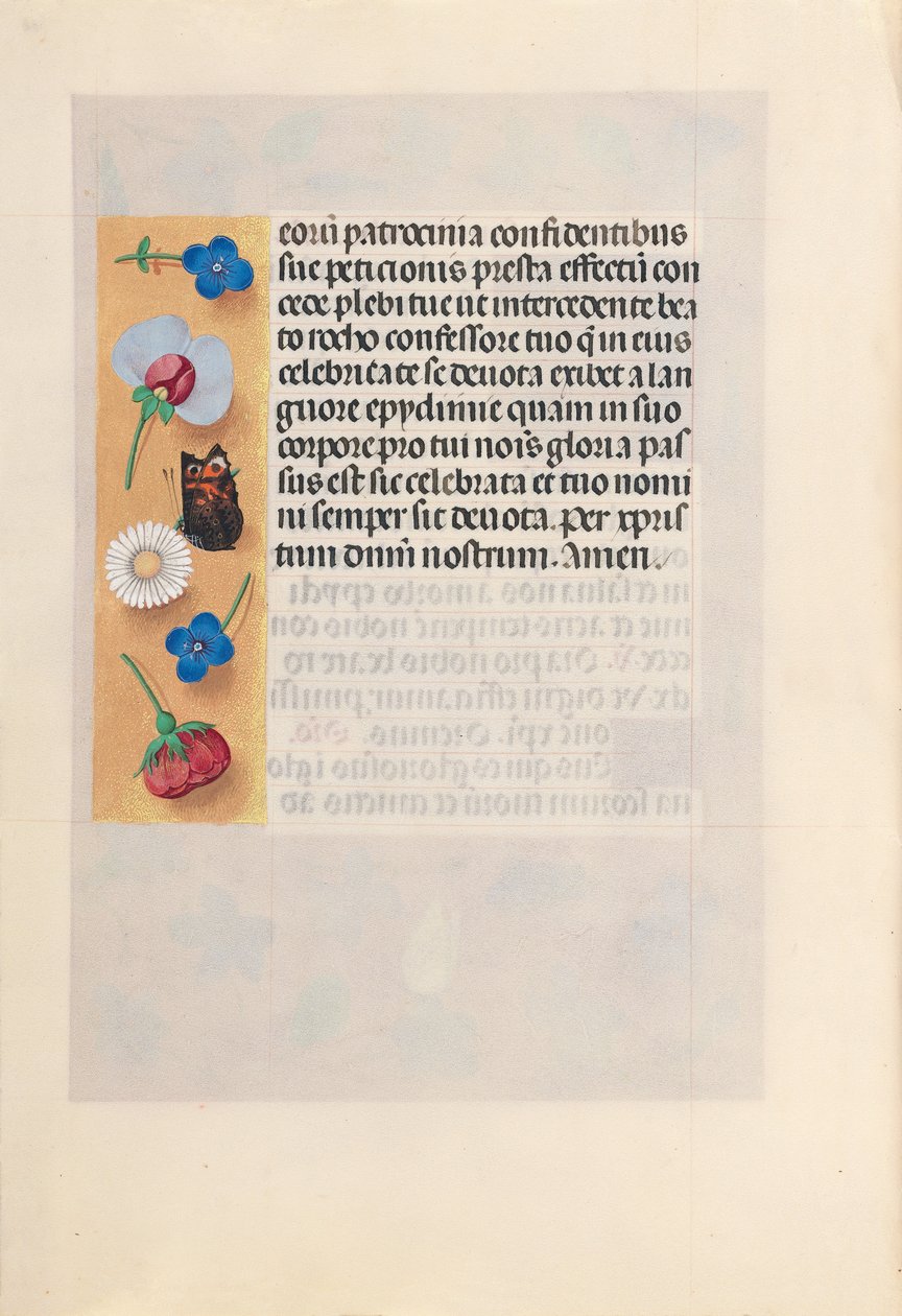 Getijdenboek van koningin Isabella de Katholieke, koningin van Spanje: Fol. 182v, ca. 1500 door Master of the First Prayerbook of Maximillian