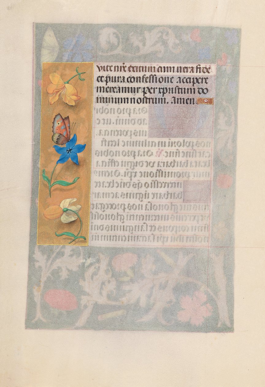 Uren van Koningin Isabella de Katholieke, Koningin van Spanje: Fol. 192v, c. 1500 door Master of the First Prayerbook of Maximillian