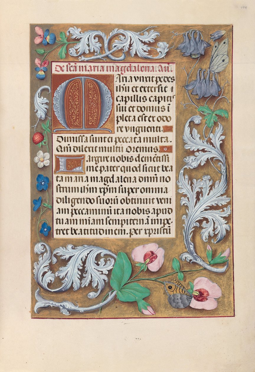 Uren van Koningin Isabella de Katholieke, Koningin van Spanje:  Fol. 194r door Master of the First Prayerbook of Maximillian