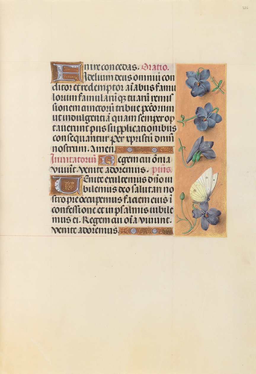 Getijdenboek van koningin Isabella de Katholieke, koningin van Spanje: Fol. 226r, ca. 1500 door Master of the First Prayerbook of Maximillian