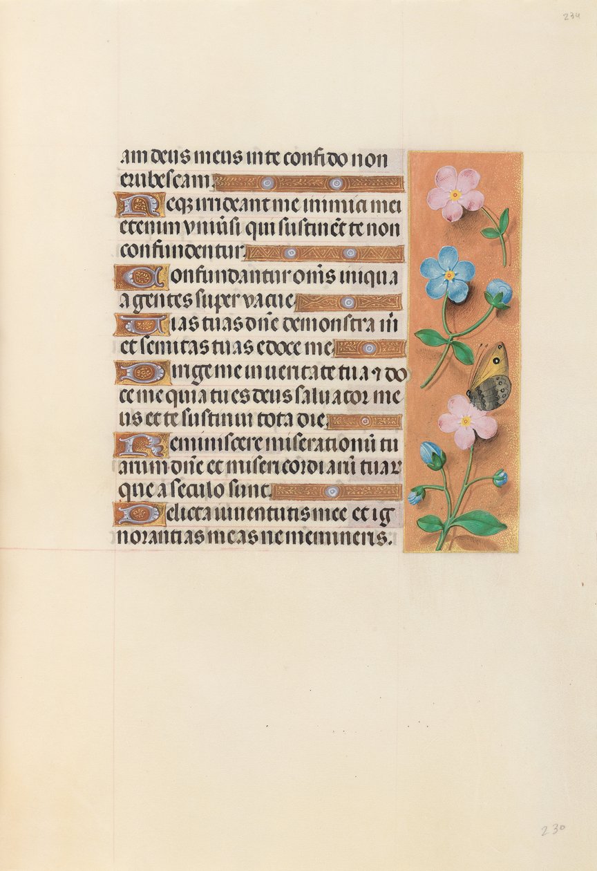 Getijdenboek van koningin Isabella de Katholieke, koningin van Spanje: Fol. 234r, ca. 1500 door Master of the First Prayerbook of Maximillian