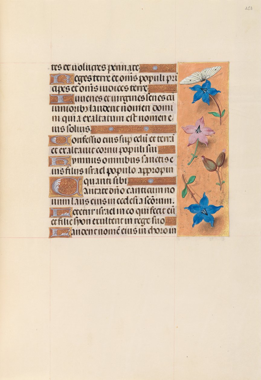 Uren van koningin Isabella de Katholieke, koningin van Spanje: Fol. 253r door Master of the First Prayerbook of Maximillian