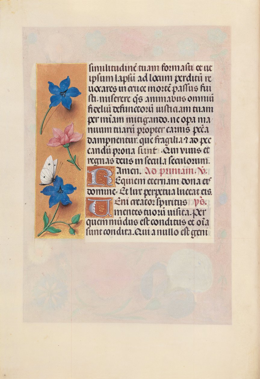 Getijdenboek van Koningin Isabella de Katholieke, Koningin van Spanje: Fol. 25v door Master of the First Prayerbook of Maximillian