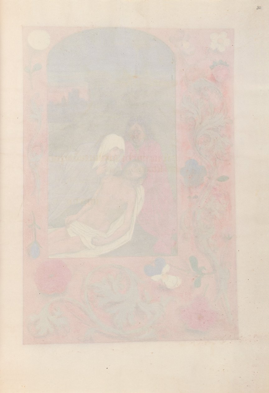 Getijdenboek van koningin Isabella de Katholieke, koningin van Spanje: Fol. 261r, c. 1500 door Master of the First Prayerbook of Maximillian