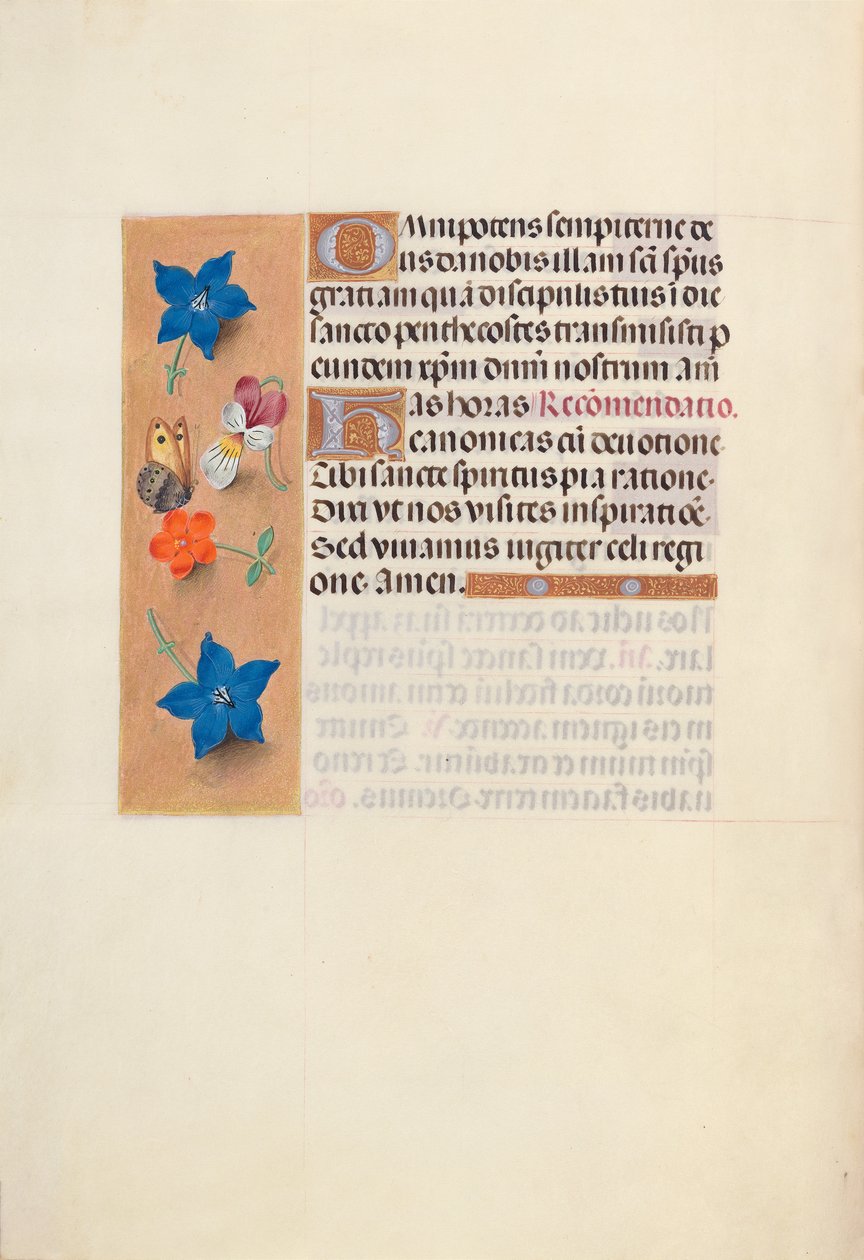Getijdenboek van koningin Isabella de Katholieke, koningin van Spanje: Fol. 36v, ca. 1500 door Master of the First Prayerbook of Maximillian