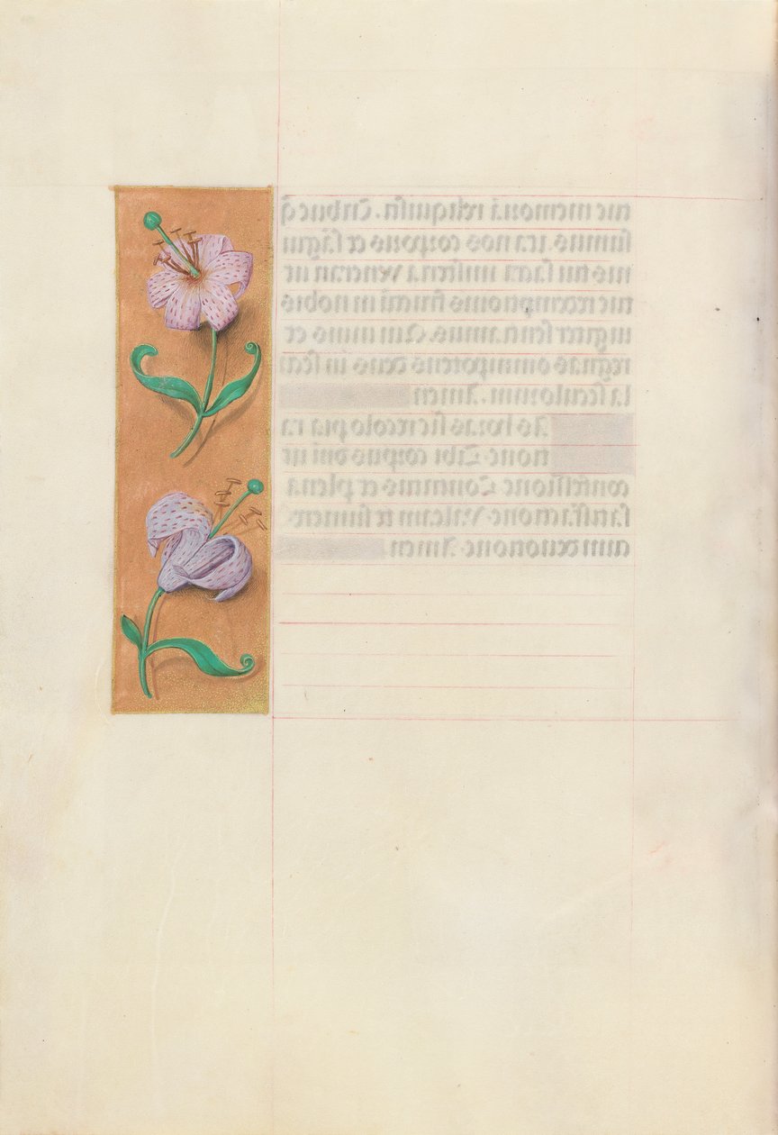 Getijdenboek van Koningin Isabella de Katholieke, Koningin van Spanje: Fol. 49v, ca. 1500 door Master of the First Prayerbook of Maximillian