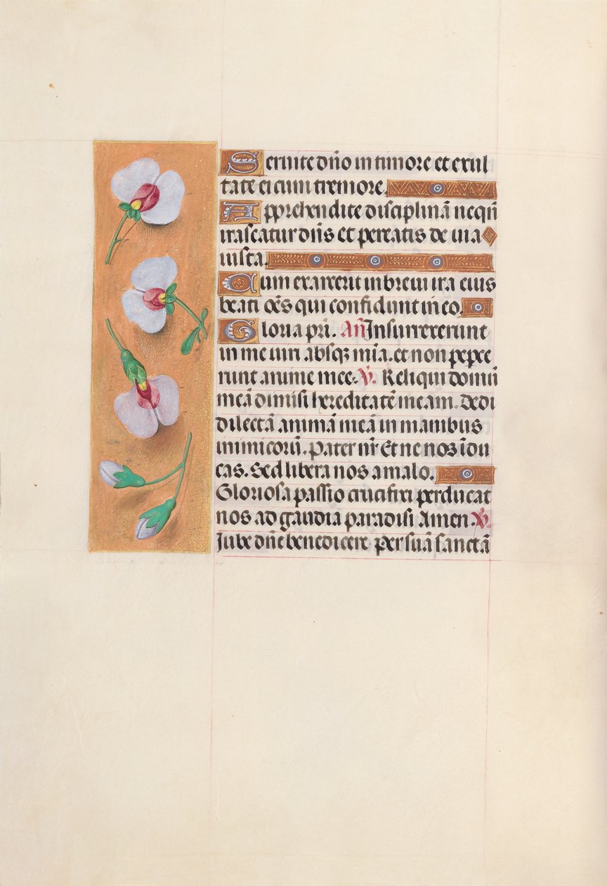 Uren van Koningin Isabella de Katholieke, Koningin van Spanje: Fol. 53v, c. 1500 door Master of the First Prayerbook of Maximillian