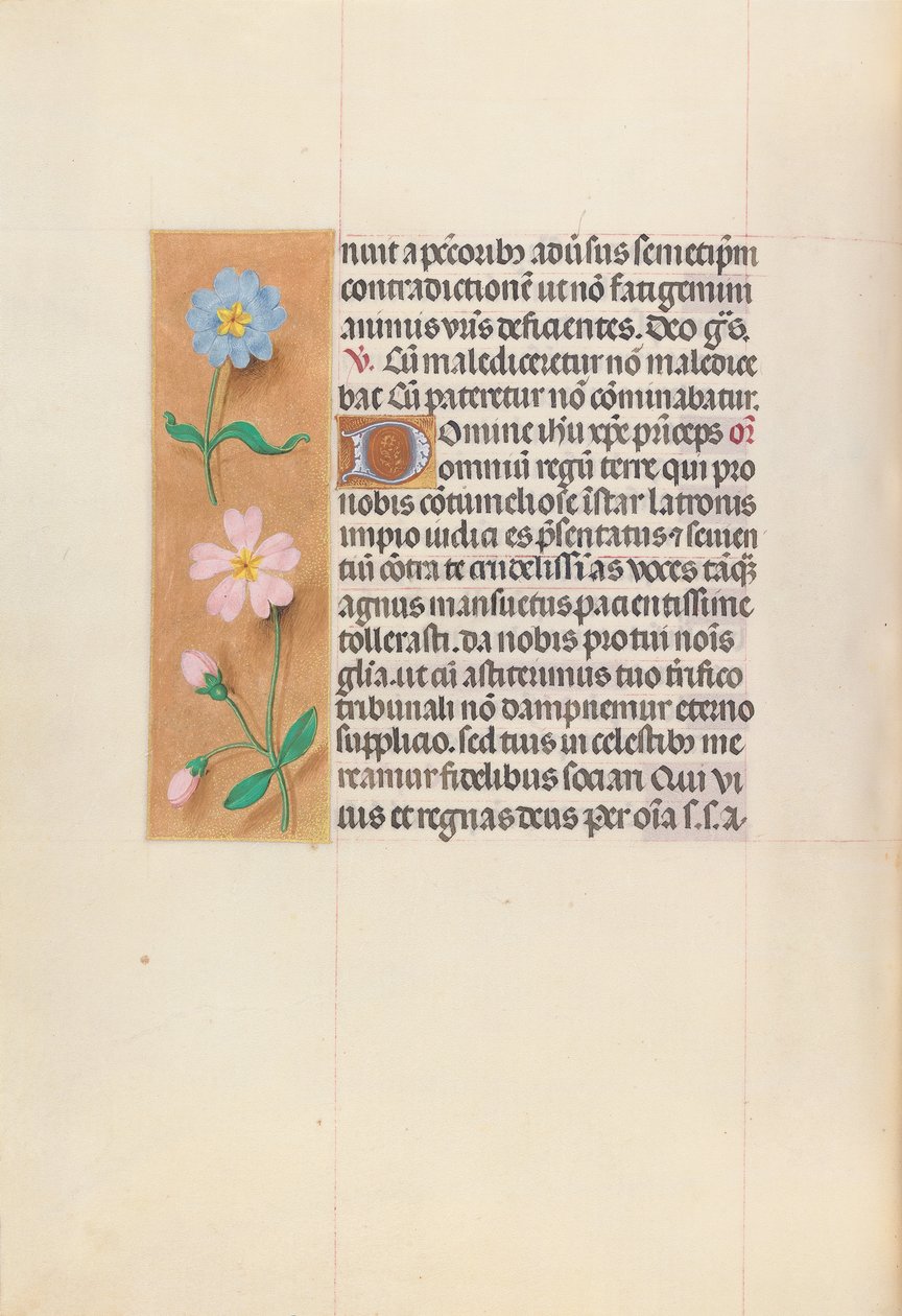 Getijdenboek van Koningin Isabella de Katholieke, Koningin van Spanje: Fol. 62v, ca. 1500 door Master of the First Prayerbook of Maximillian
