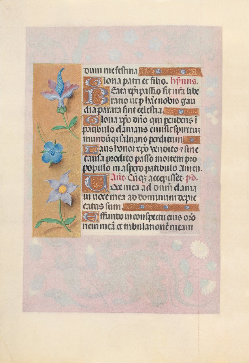 Getijdenboek van Koningin Isabella de Katholieke, Koningin van Spanje: Fol. 69v, ca. 1500 door Master of the First Prayerbook of Maximillian