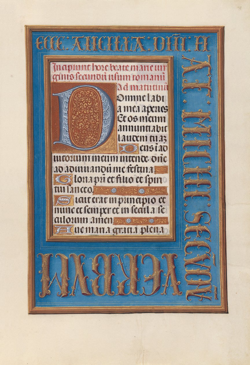 Getijdenboek van Koningin Isabella de Katholieke, Koningin van Spanje: Fol, 98r door Master of the First Prayerbook of Maximillian
