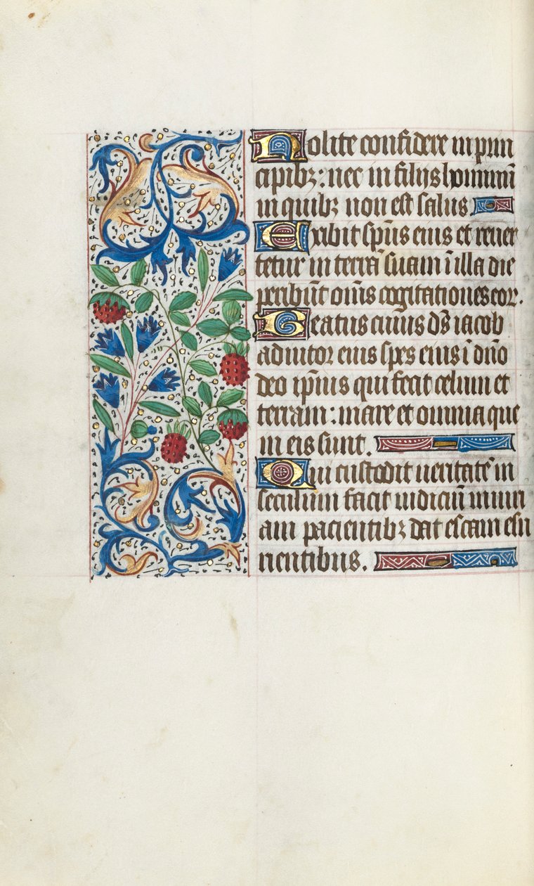 Getijdenboek Gebruik van Rouen: fol. 108v, ca. 1470 door Master of the Geneva Latini