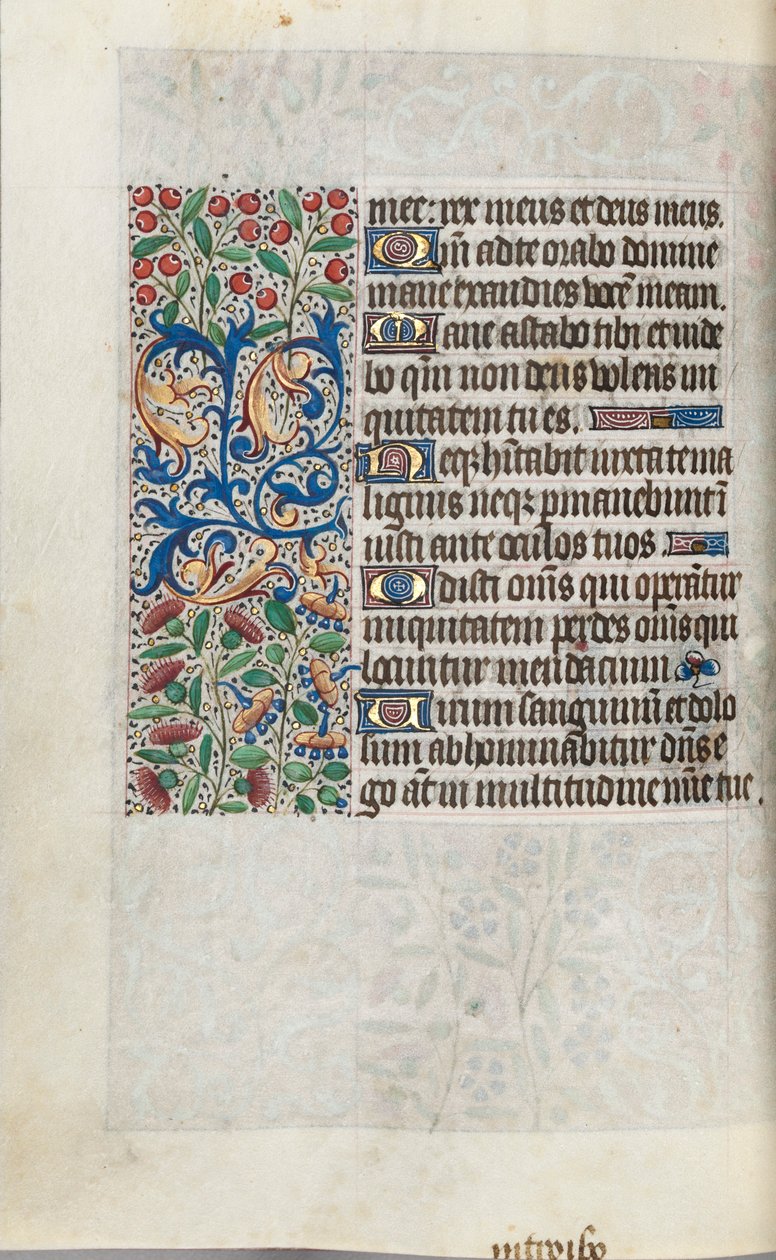 Getijdenboek Gebruik van Rouen: fol. 110v, ca. 1470 door Master of the Geneva Latini