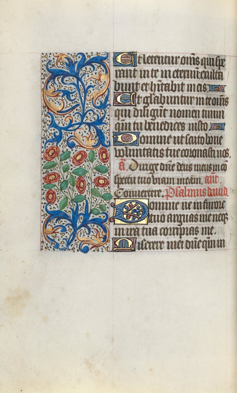 Getijdenboek Gebruik van Rouen: fol. 111v, ca. 1470 door Master of the Geneva Latini
