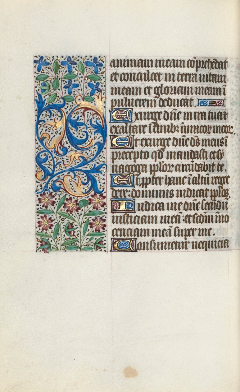 Getijdenboek Gebruik van Rouen: fol. 113v, ca. 1470 door Master of the Geneva Latini