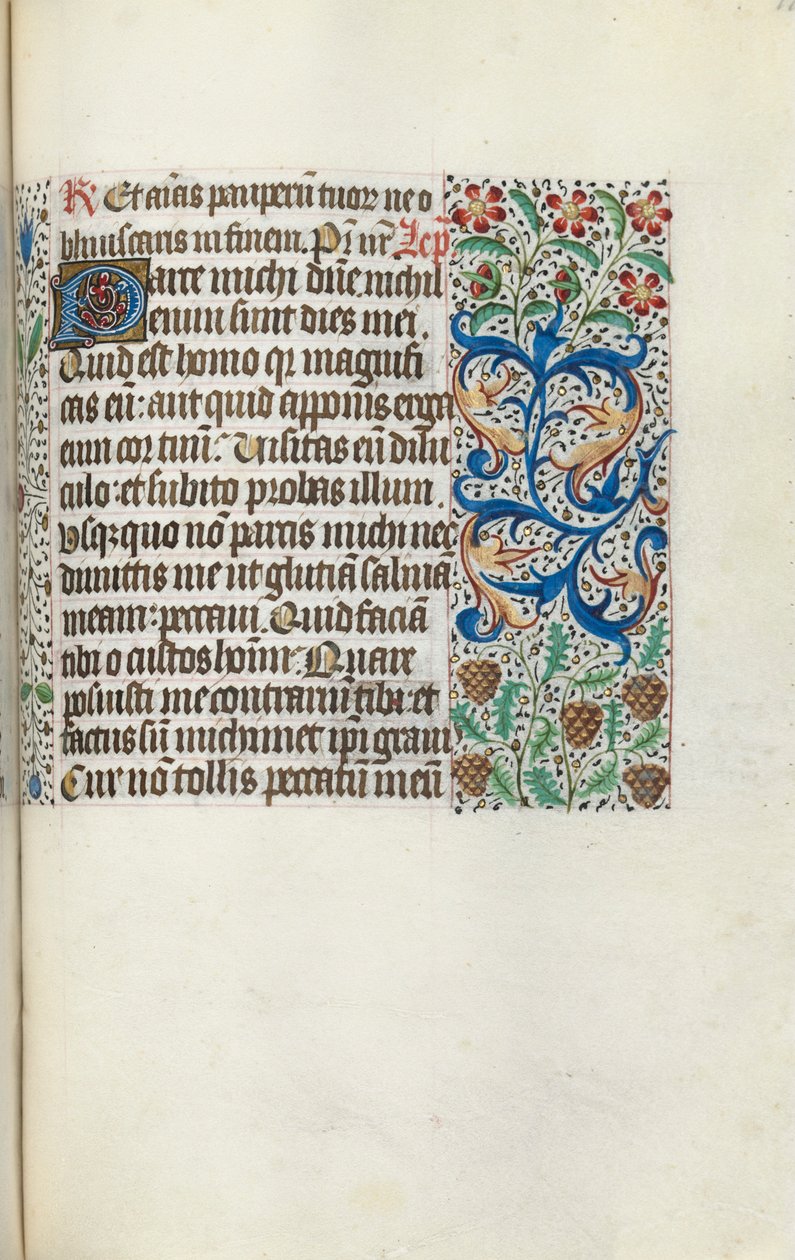 Getijdenboek Gebruik van Rouen: fol. 115r, ca. 1470 door Master of the Geneva Latini