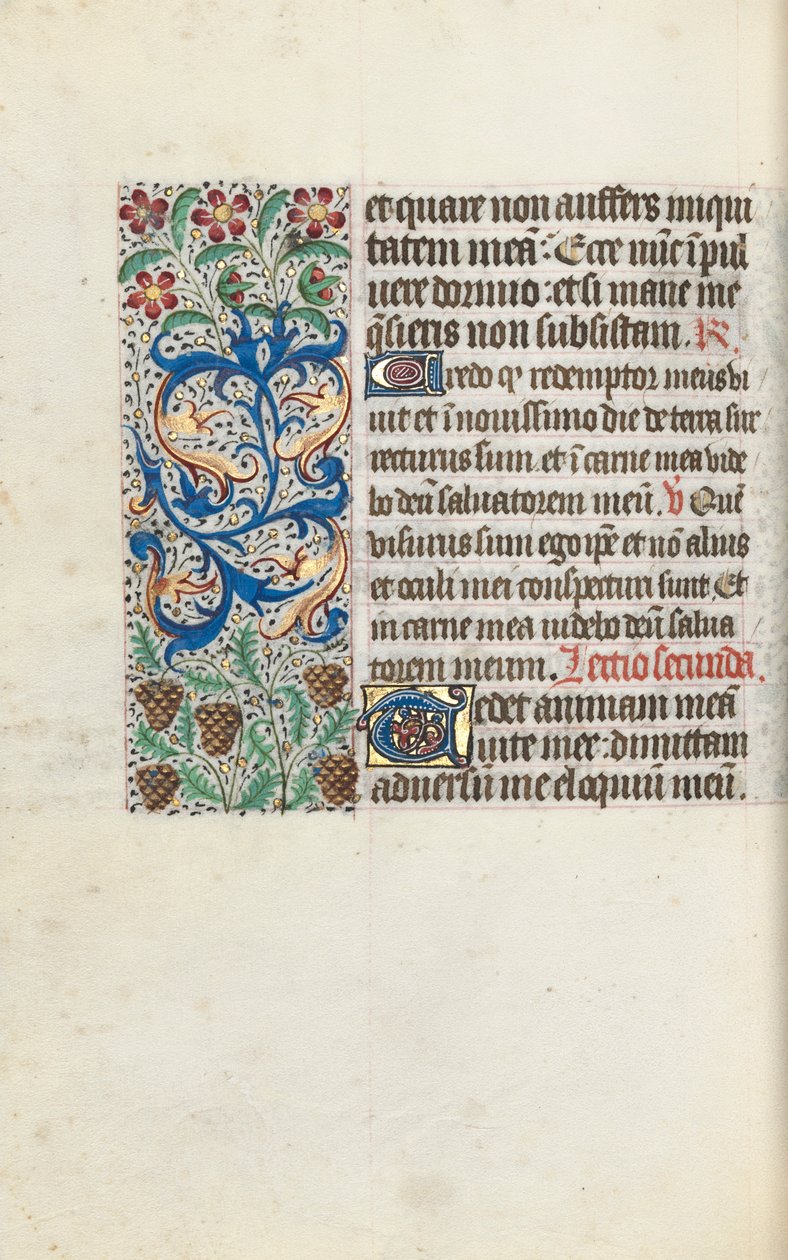 Getijdenboek Gebruik van Rouen: fol. 115v, ca. 1470 door Master of the Geneva Latini