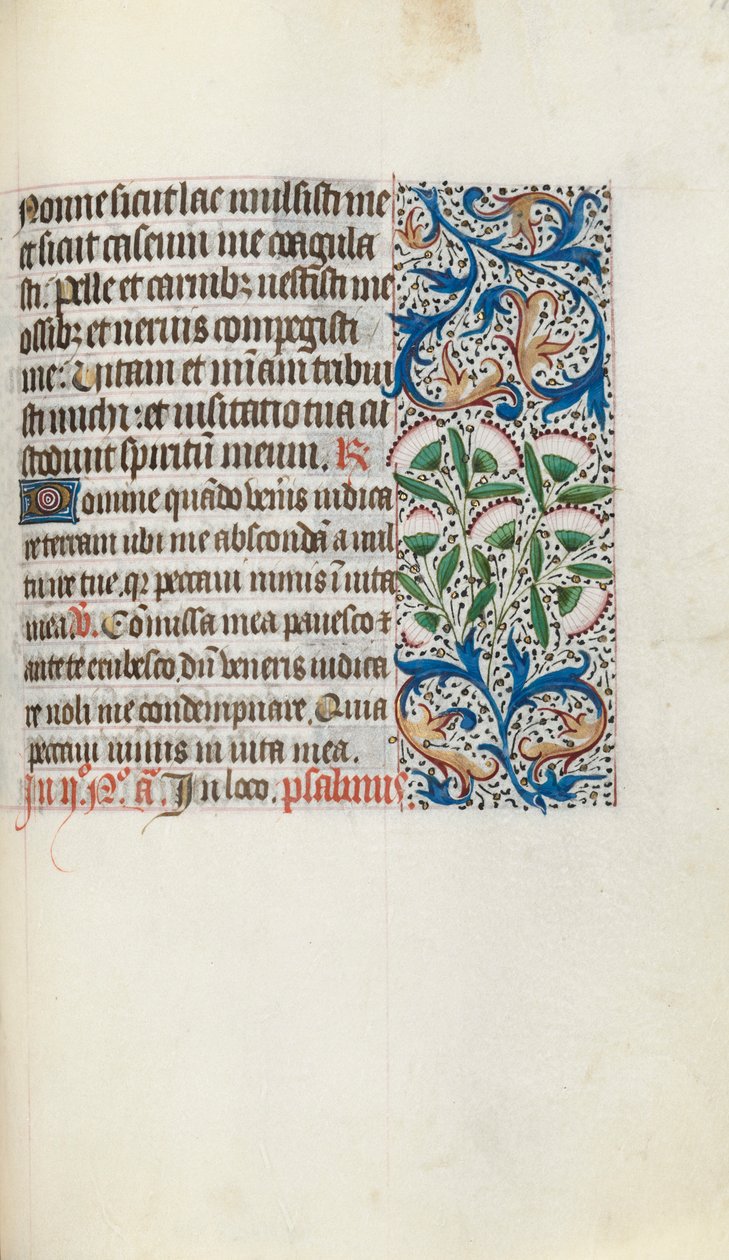 Getijdenboek Gebruik van Rouen: fol. 117r, c. 1470 door Master of the Geneva Latini