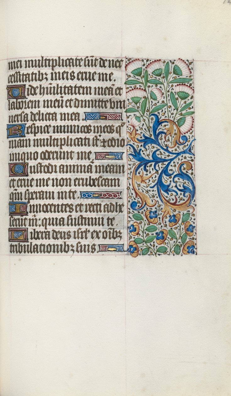 Getijdenboek Gebruik van Rouen: fol. 120r, ca. 1470 door Master of the Geneva Latini