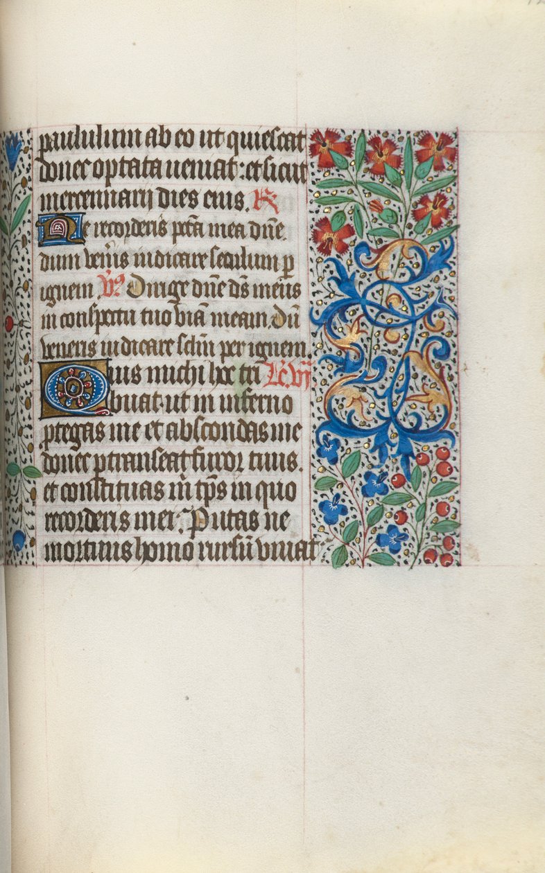 Getijdenboek Gebruik van Rouen: fol. 124r, c. 1470 door Master of the Geneva Latini