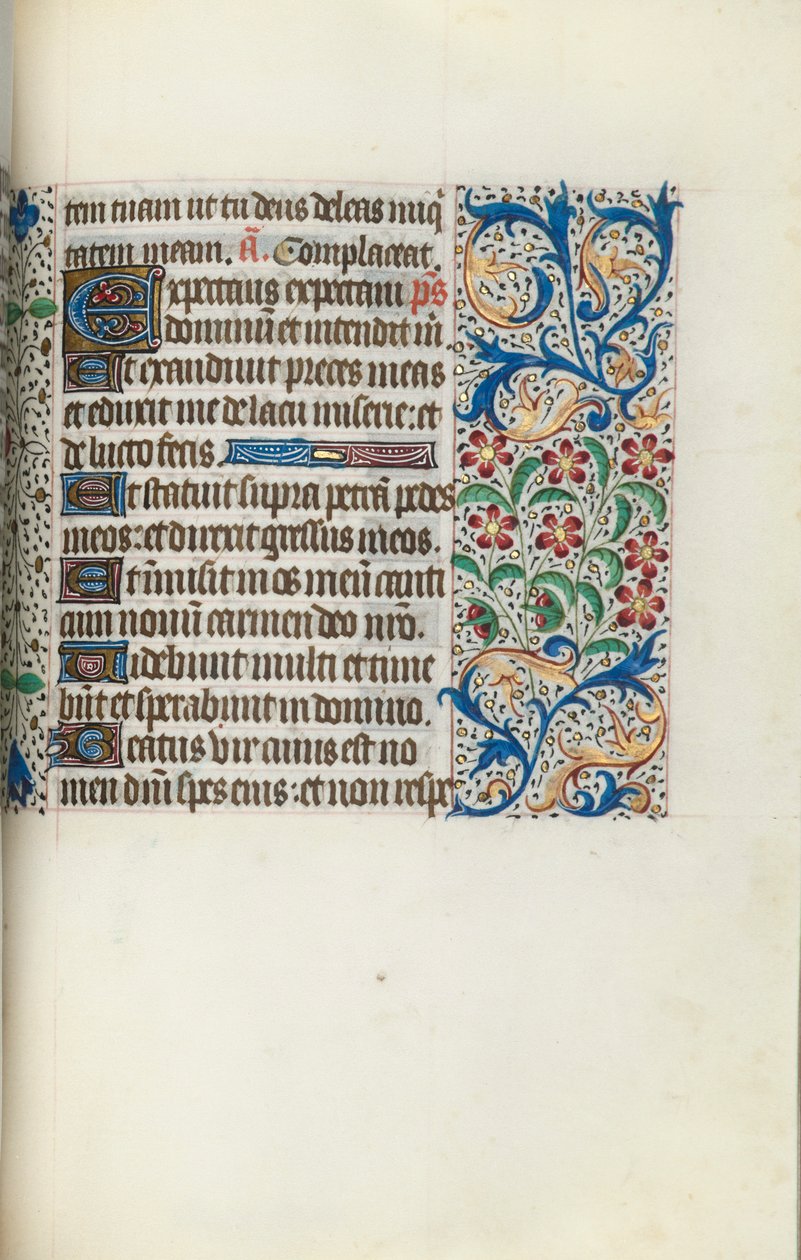 Getijdenboek Gebruik van Rouen: fol. 125r, c. 1470 door Master of the Geneva Latini