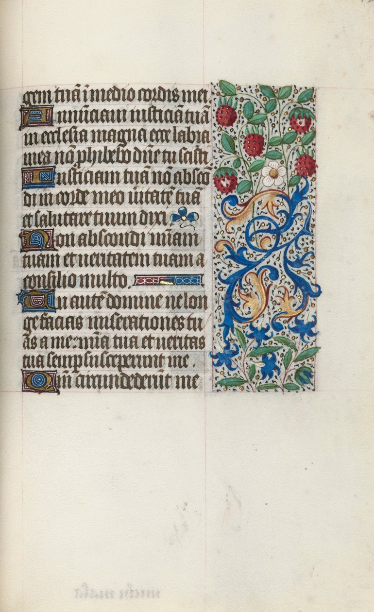 Getijdenboek Gebruik van Rouen: fol. 126r, ca. 1470 door Master of the Geneva Latini