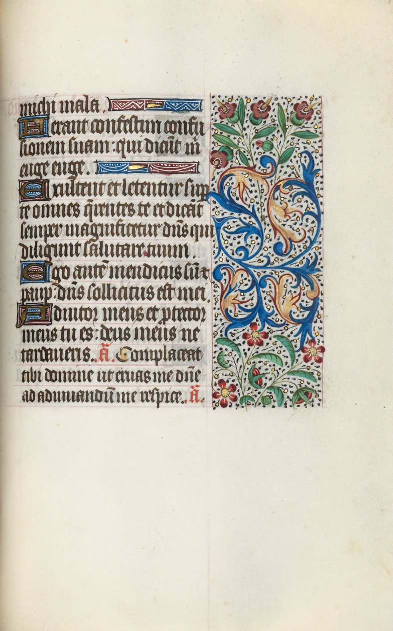 Getijdenboek Gebruik van Rouen: fol. 127r, c. 1470 door Master of the Geneva Latini