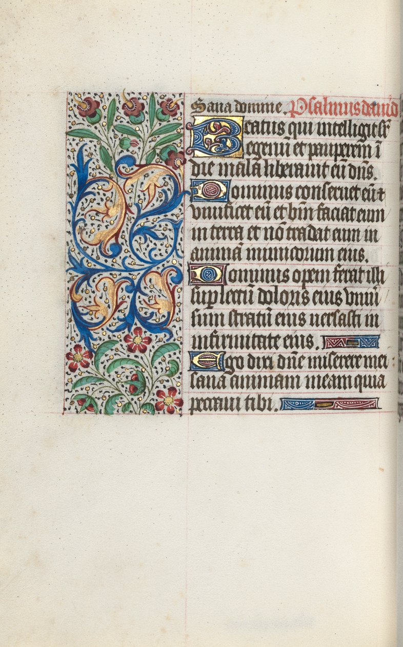 Getijdenboek Gebruik van Rouen: fol. 127v, ca. 1470 door Master of the Geneva Latini