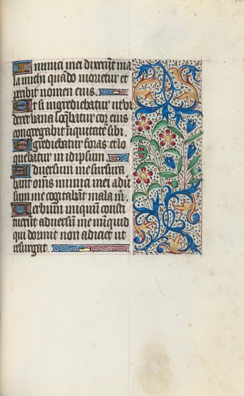 Getijdenboek Gebruik van Rouen: fol. 128r, ca. 1470 door Master of the Geneva Latini
