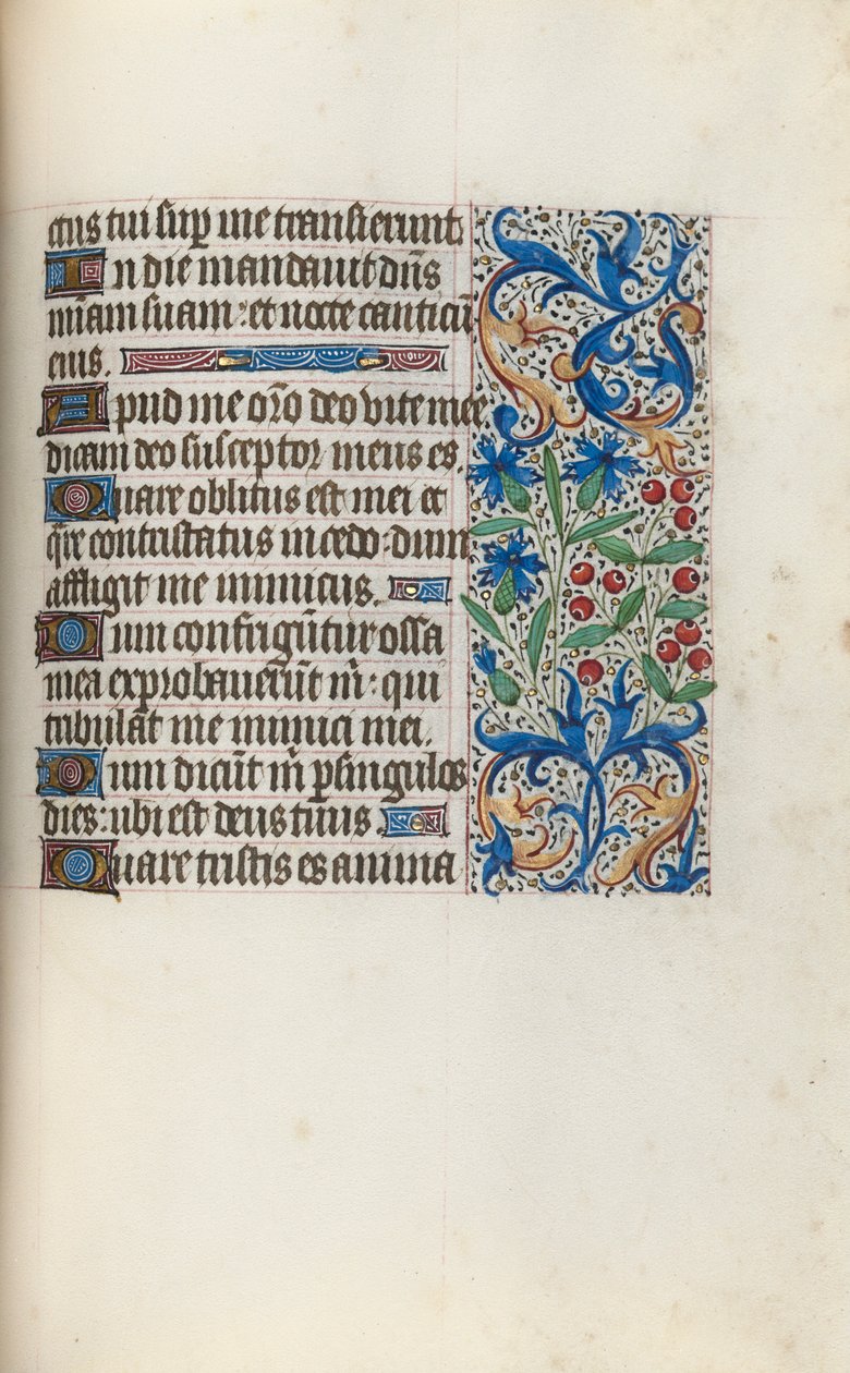 Getijdenboek Gebruik van Rouen: fol. 130r, ca. 1470 door Master of the Geneva Latini