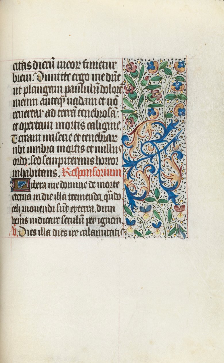 Getijdenboek Gebruik van Rouen: fol. 133r, ca. 1470 door Master of the Geneva Latini