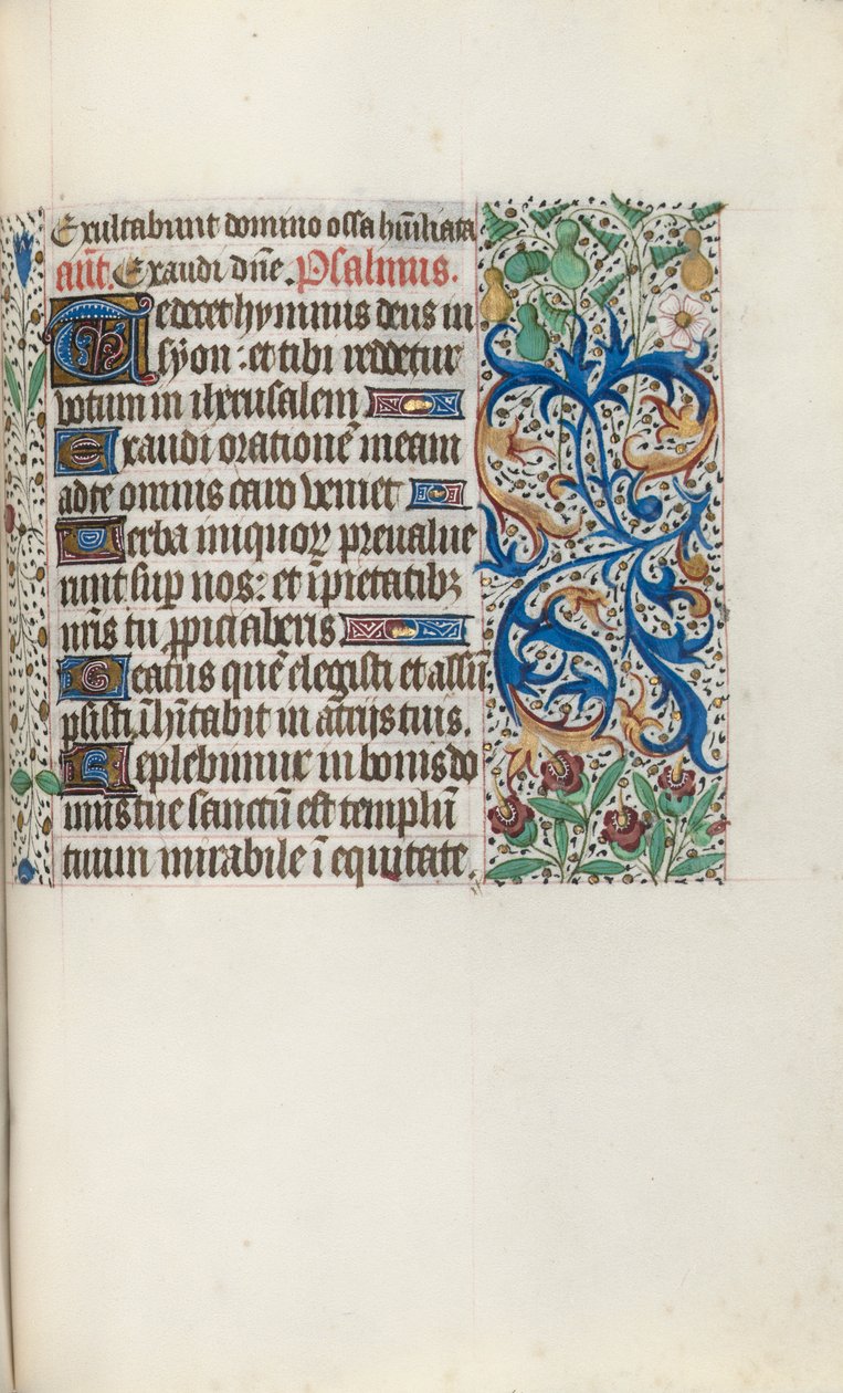 Getijdenboek Gebruik van Rouen: fol. 136r, ca. 1470 door Master of the Geneva Latini