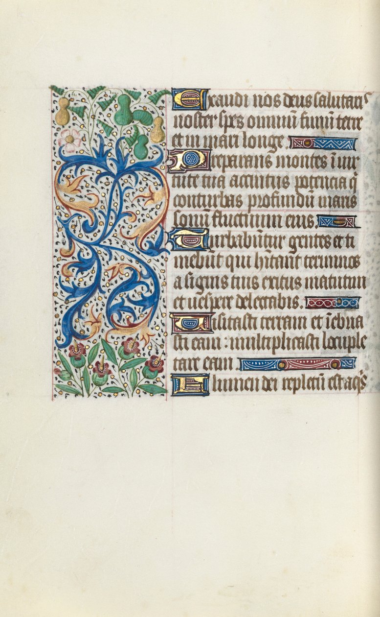 Getijdenboek Gebruik van Rouen: fol. 136v door Master of the Geneva Latini