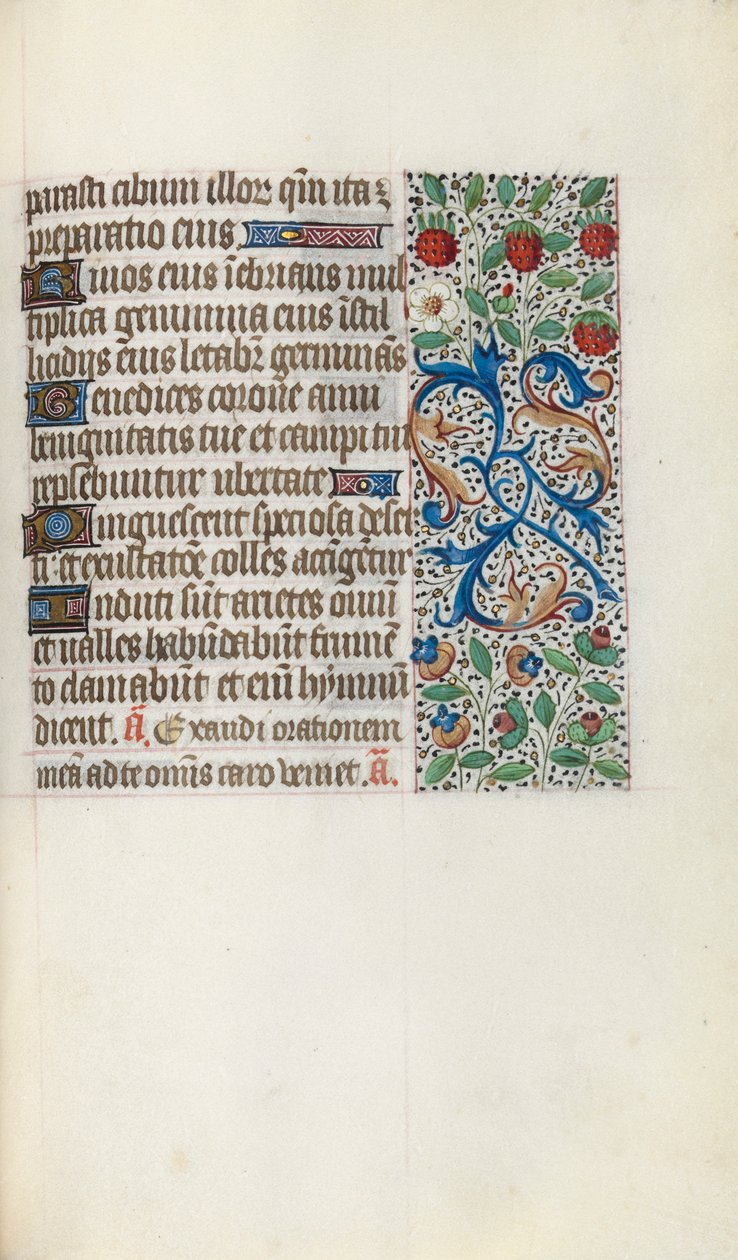 Getijdenboek Gebruik van Rouen: fol. 137r, c. 1470 door Master of the Geneva Latini