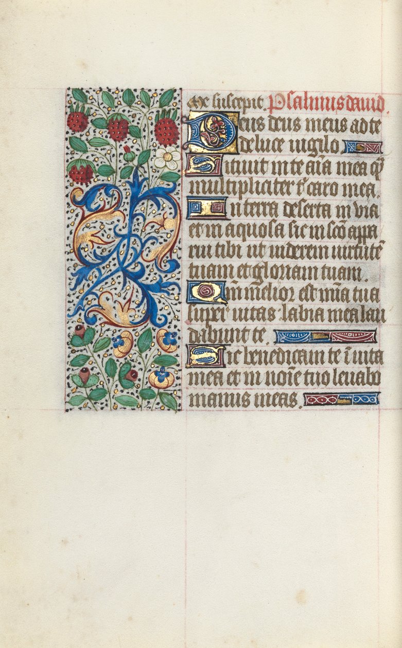 Getijdenboek Gebruik van Rouen: fol. 137v, ca. 1470 door Master of the Geneva Latini